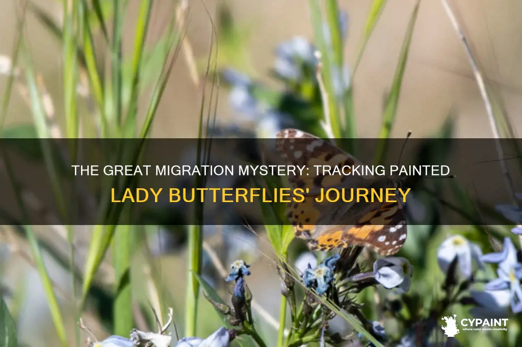 where are all the painted lady butterflies going