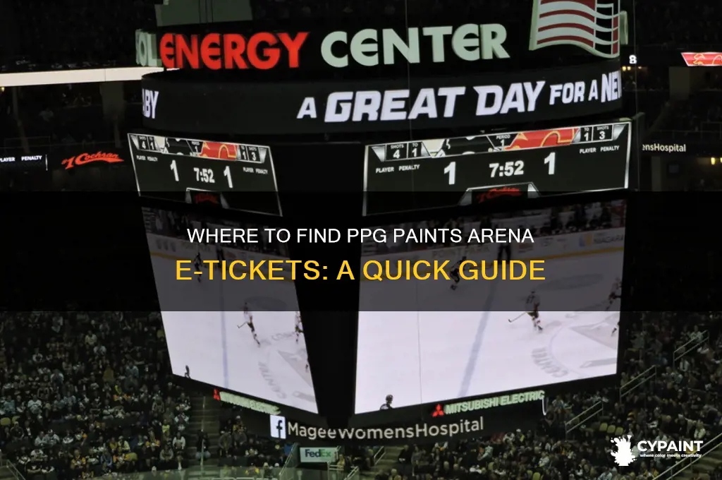 where are e tickets for ppg paints arena