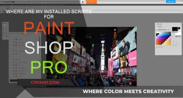 Finding Your Paint Shop Pro Scripts