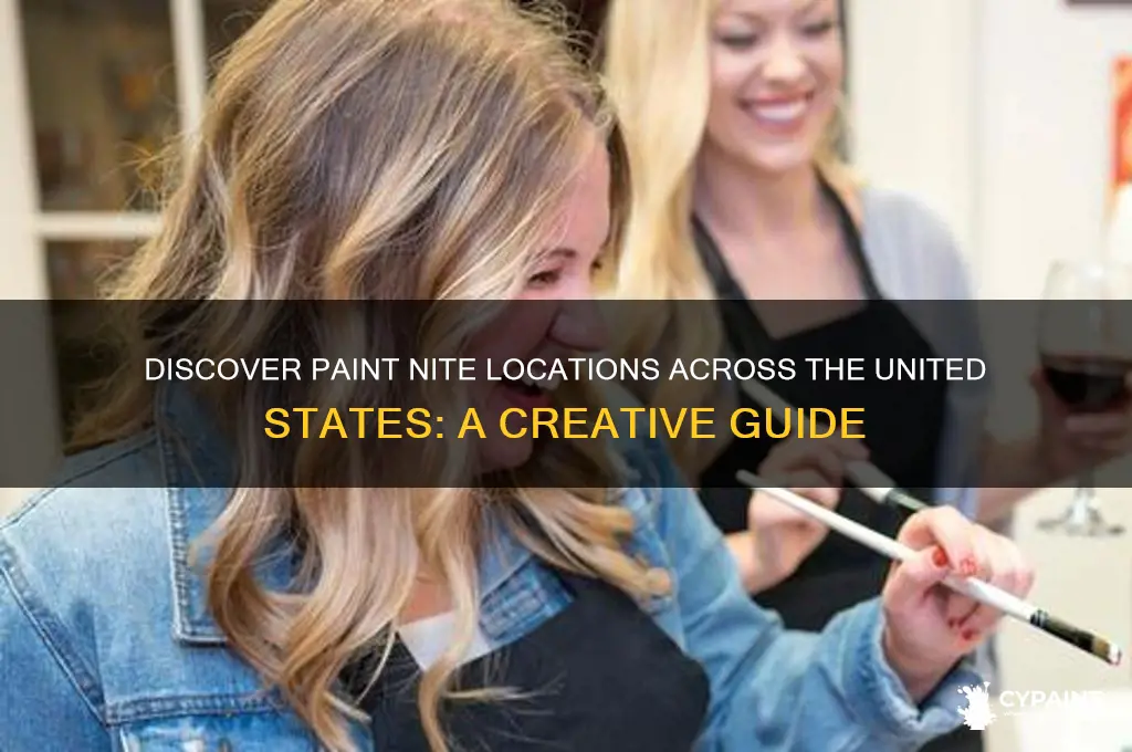where are paint nites in the united states