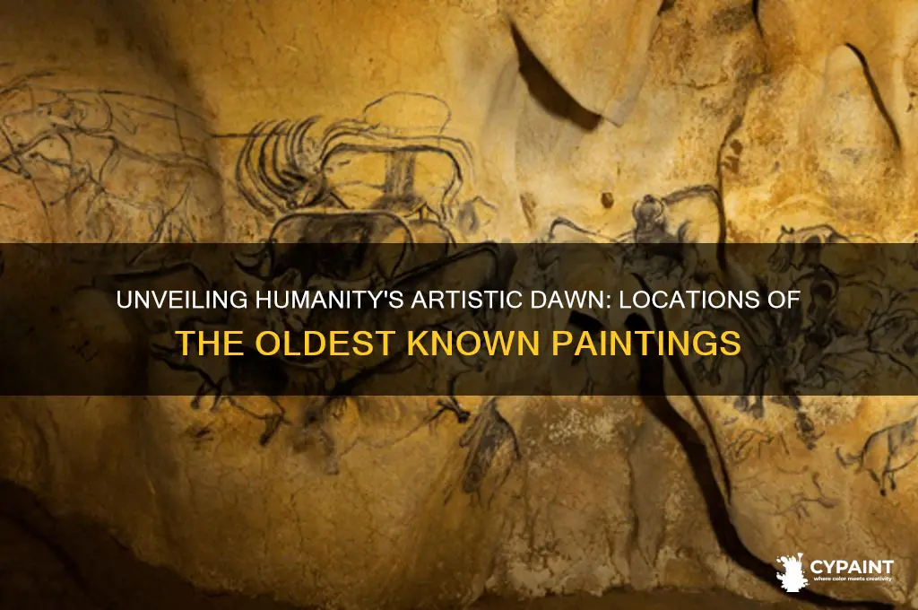where are some of the oldest paintings of humankind found