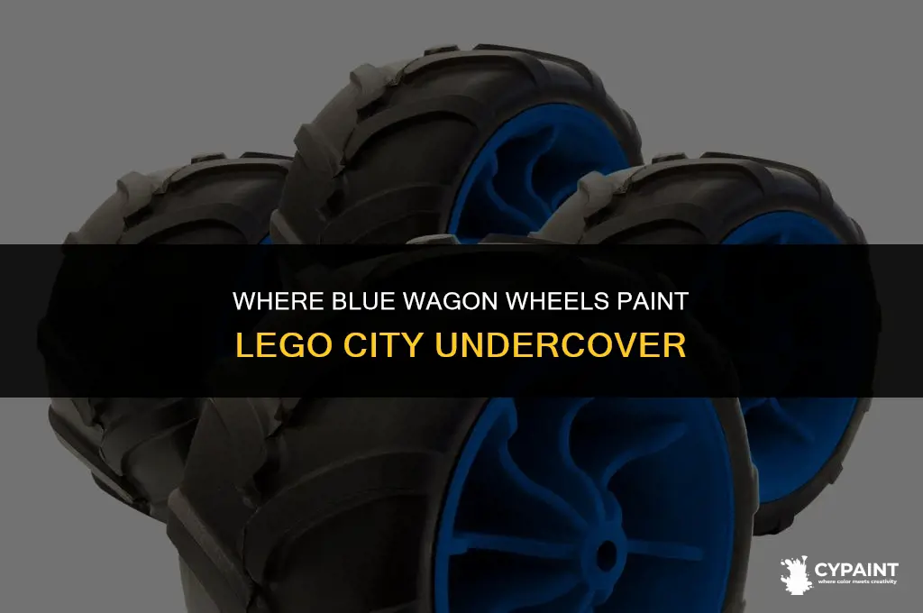 where are the blue wagonwheels paint in lego city undercover