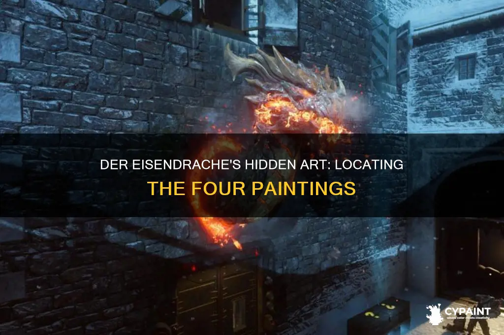 where are the four paintings in der eisendrache