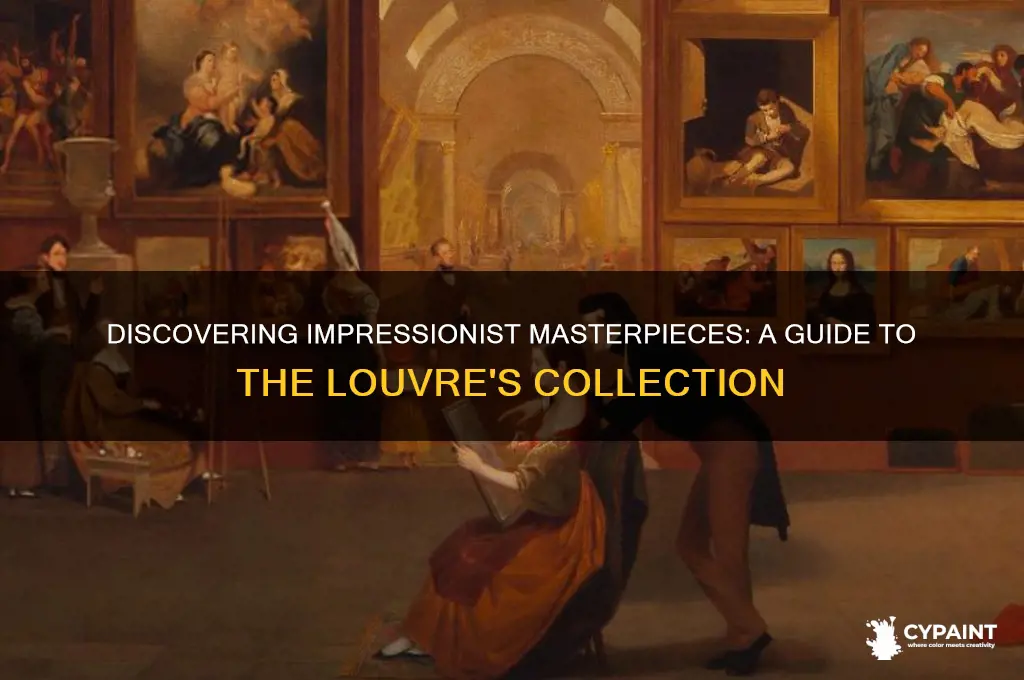 where are the impressionist paintings in the louvre