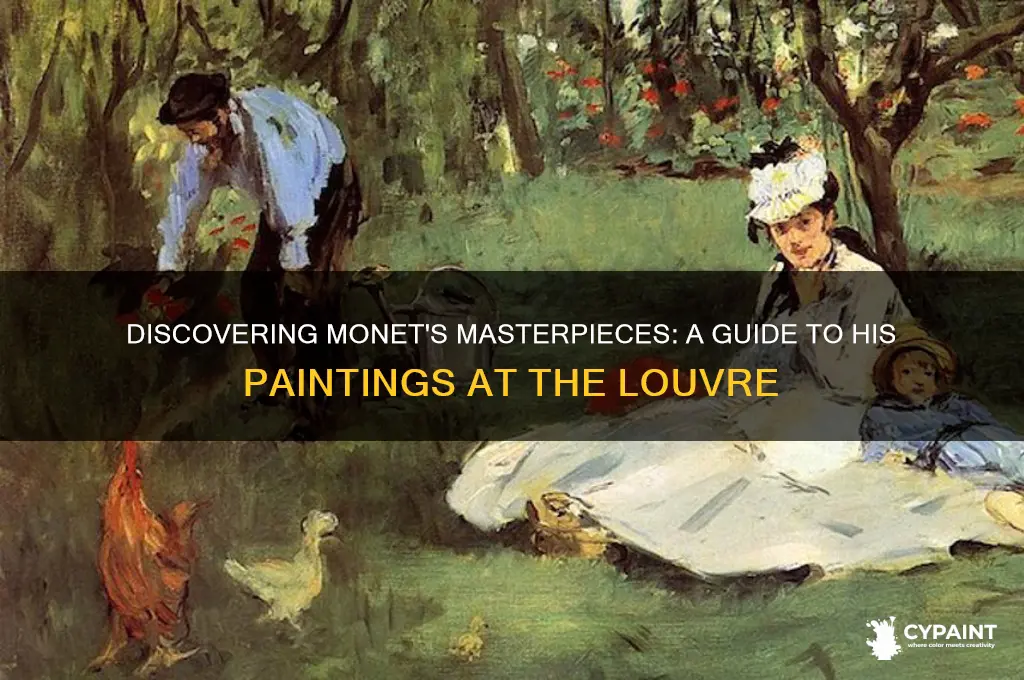 where are the monet paintings in the louvre