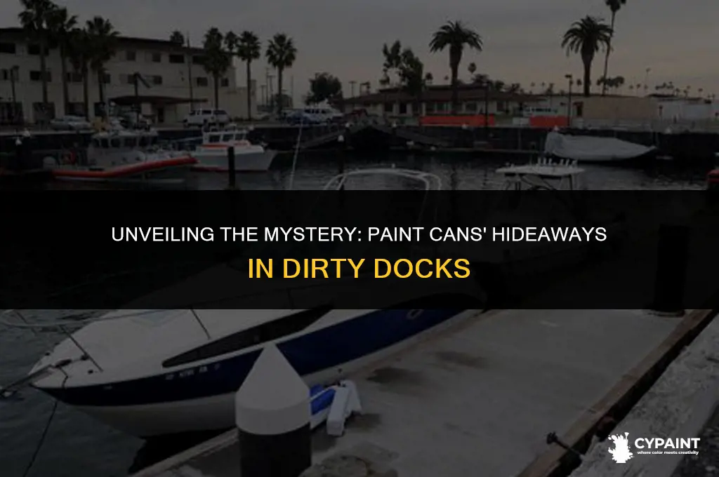where are the paint cans in dirty docks