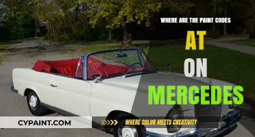 Finding Mercedes Paint Codes: A Quick Guide to Their Location