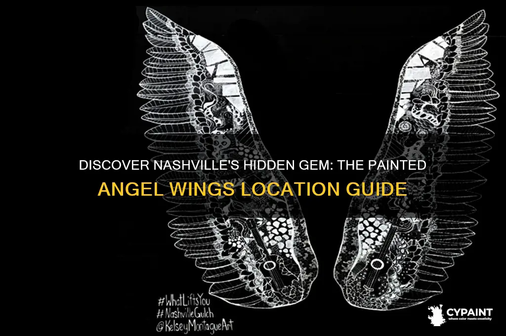 where are the painted angel wings in nashville