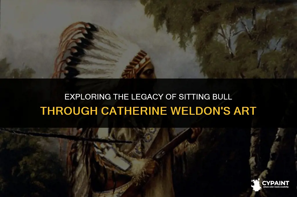 where are the painting of sitting bull by catherine weldon