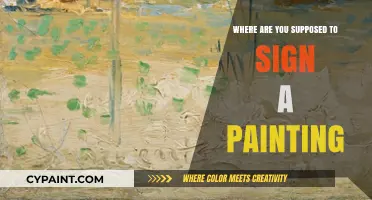 Where to Sign Your Painting: A Guide for Artists