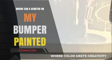 Where Can I Get a Scratch on My Bumper Painted?