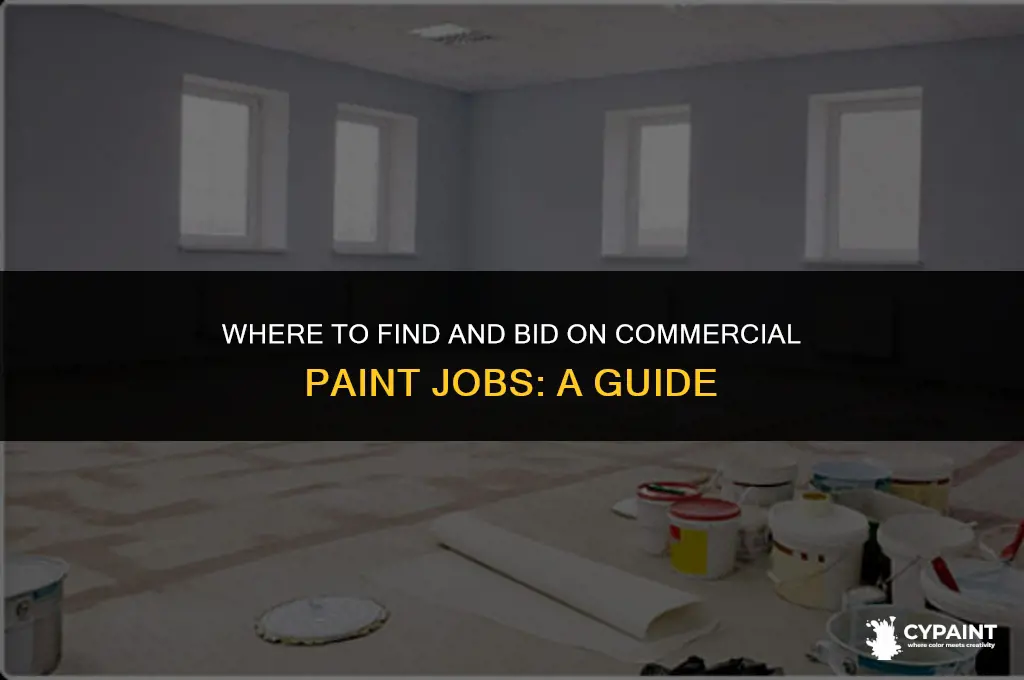 where can i bid on commercial paint jobs