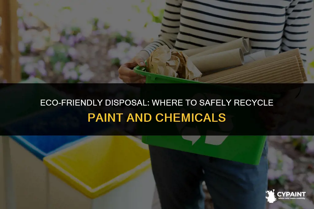 where can i dispose of cans of paint and chemicals