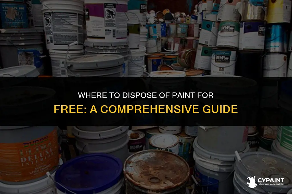 where can i dispose of paint for free