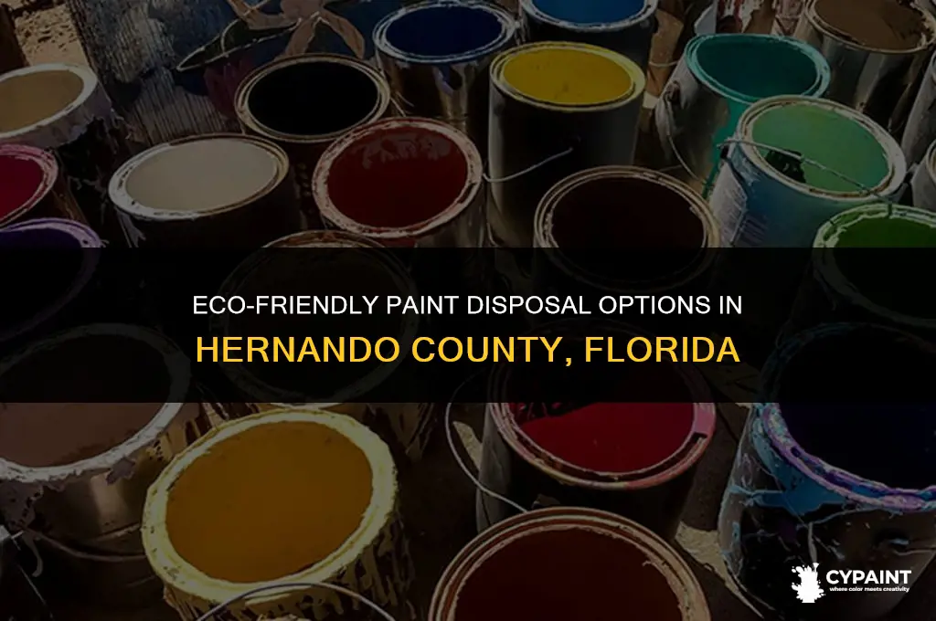 where can i dispose of paint in hernando co florida
