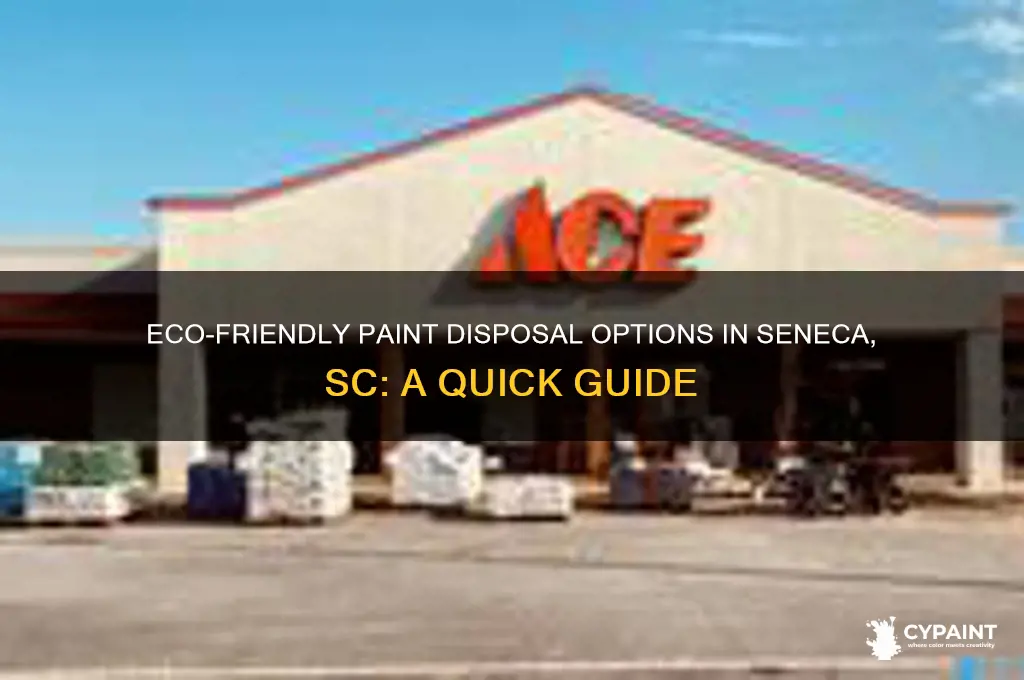 where can i dispose of paint in seneca sc