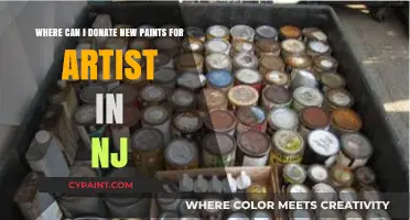 Where to Donate New Paints for Artists in New Jersey