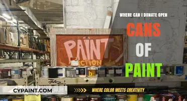 Where to Donate Open Paint Cans: A Comprehensive Guide
