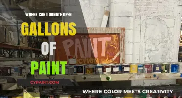 Where to Donate Open Gallons of Paint: A Comprehensive Guide