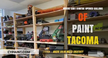 Where to Donate Opened Paint Gallons in Tacoma: A Guide