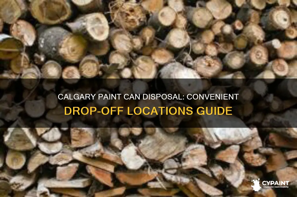 where can i drop off paint cans in calgary