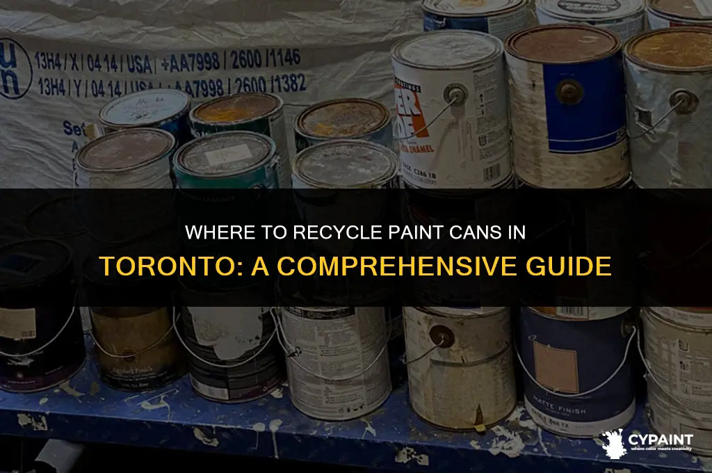 where can i drop off paint cans toronto
