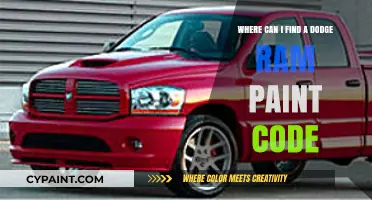 Locate Your Dodge Ram Paint Code: A Quick Guide