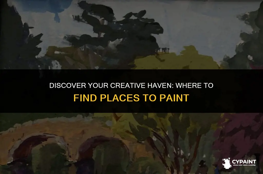 where can i find a place to paint
