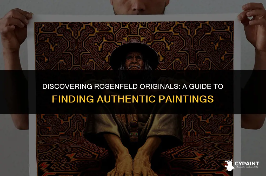 where can i find a rosenfeld original painting
