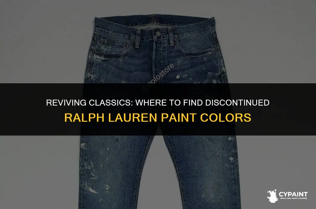 where can i find discontinued ralph lauren paint