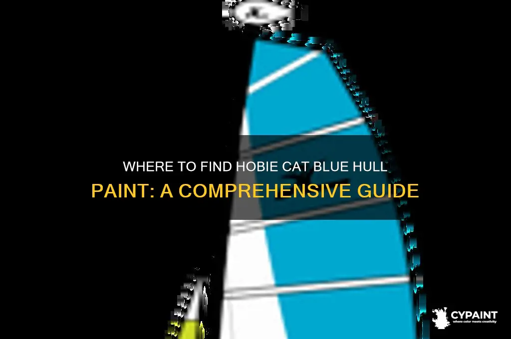 where can i find hobie cat blue hull paint