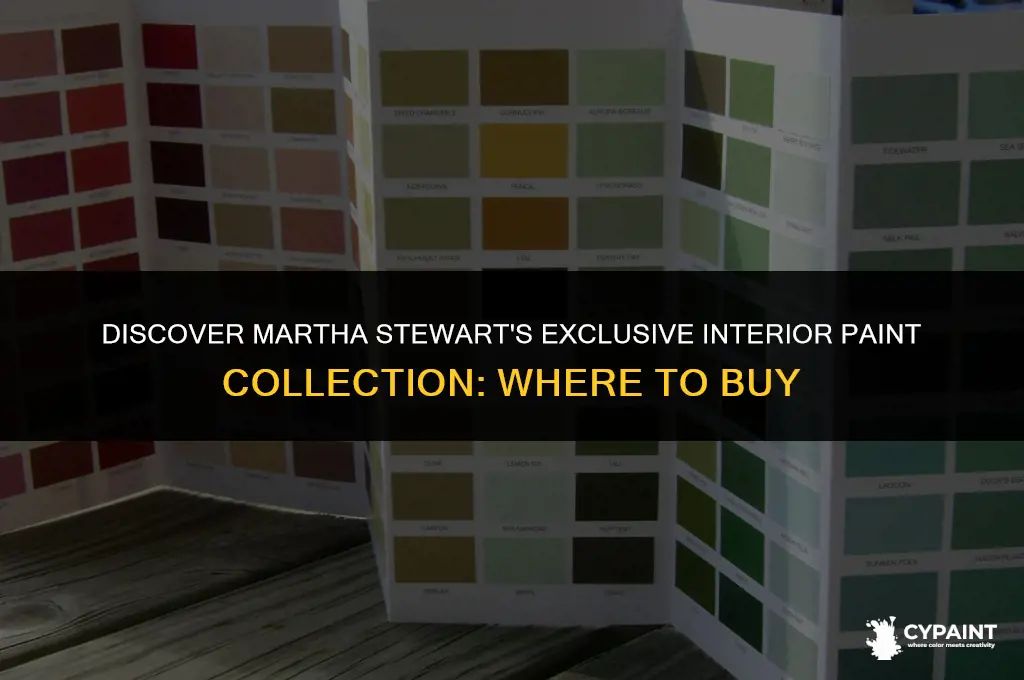 where can i find martha stewart interior paint