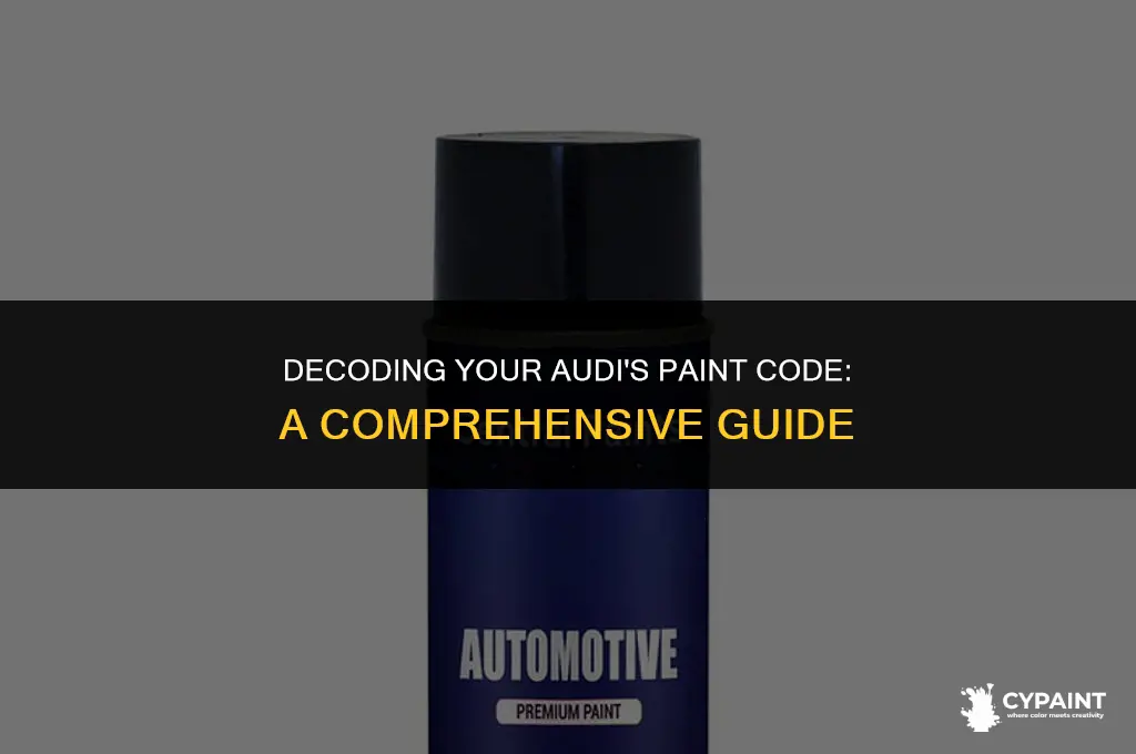 where can i find my audi paint code