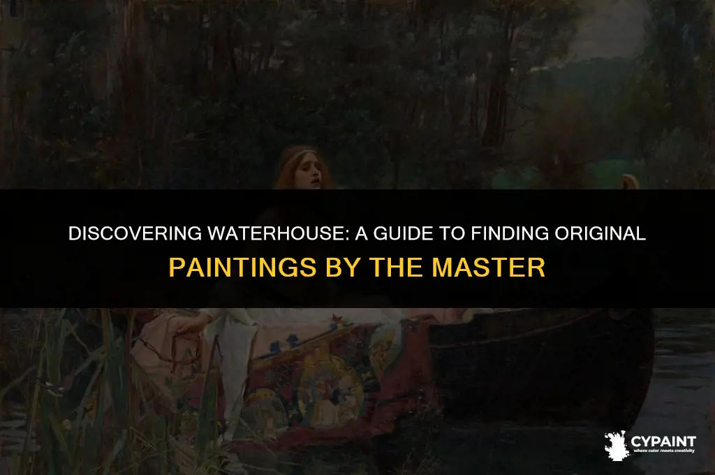 where can i find original paintings by waterhouse