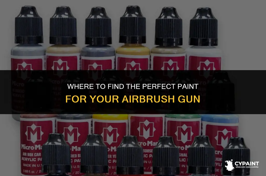 where can i find paint for airbrush gun