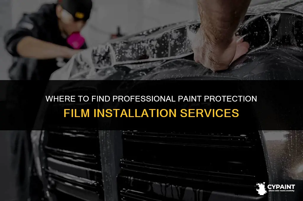 where can i find paint protection film installation
