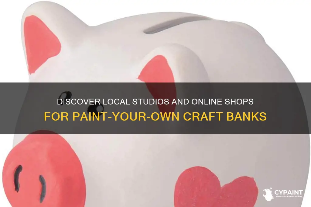 where can i find paint your own craft banks