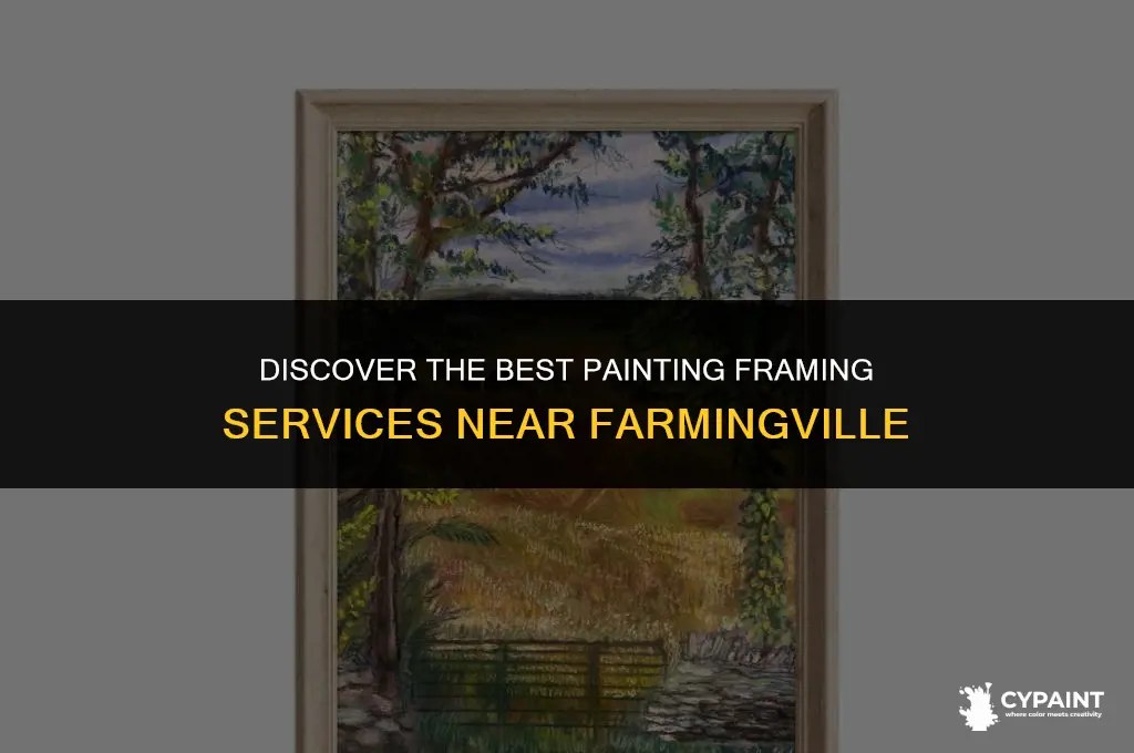 where can i frame a painting near farmingville