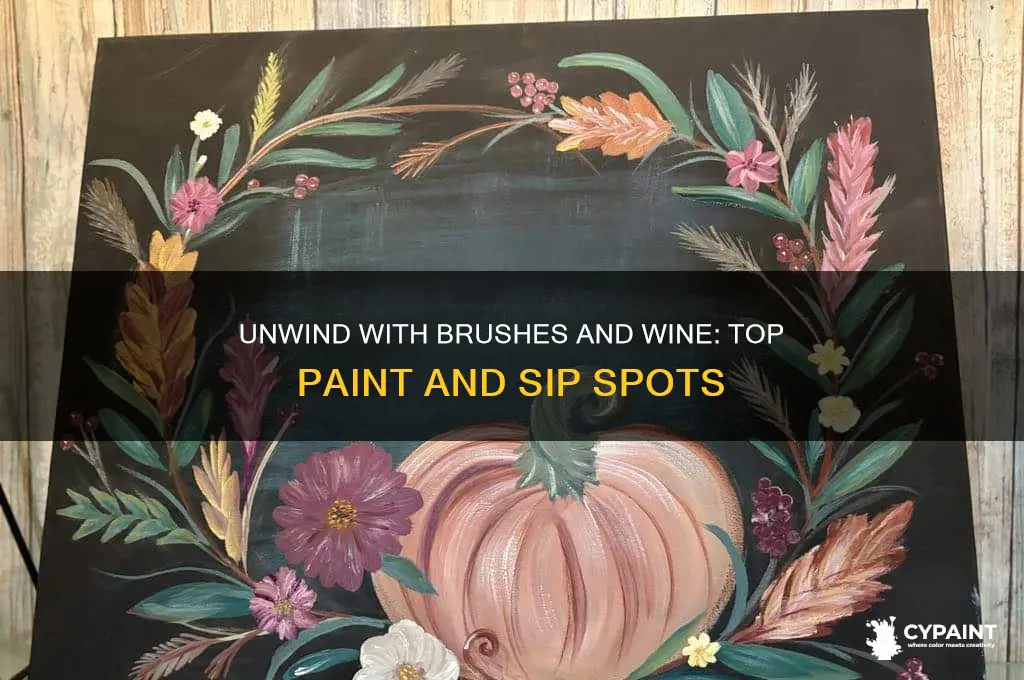 where can i go to paint and drink wine