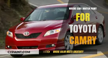 Where Can I Match Paint for Toyota Camry