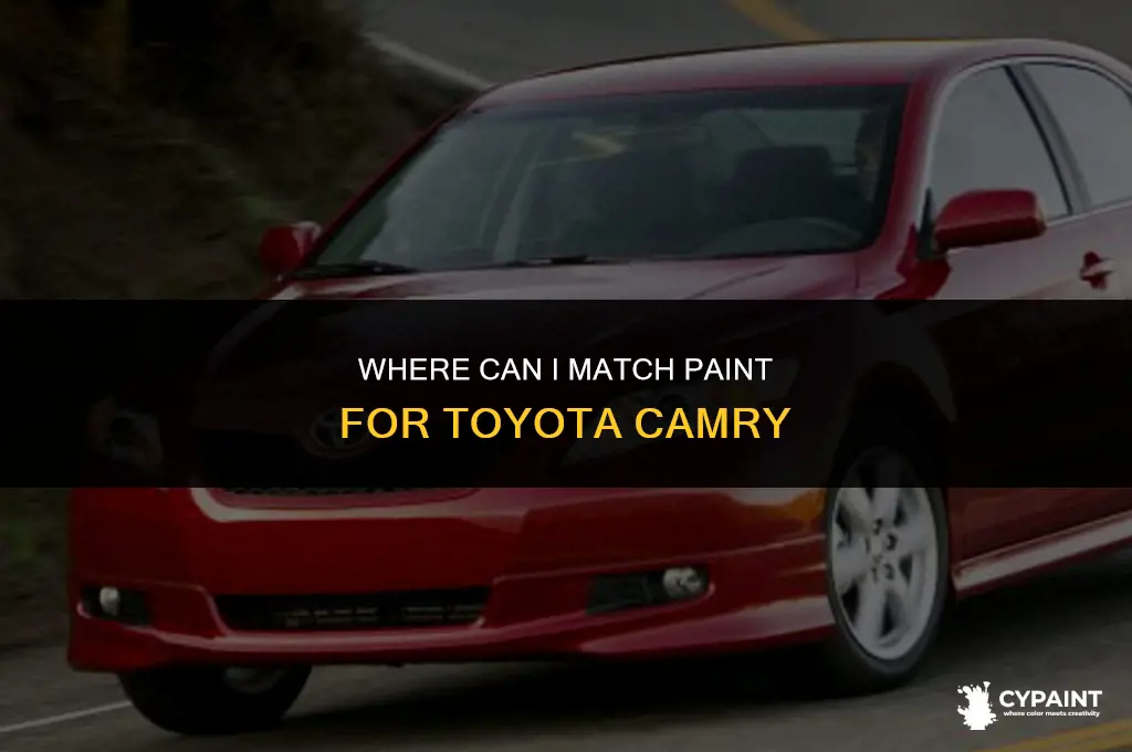 where can i match paint for toyota camry