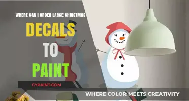 Where to Order Large Christmas Decals for Painting: Top Picks
