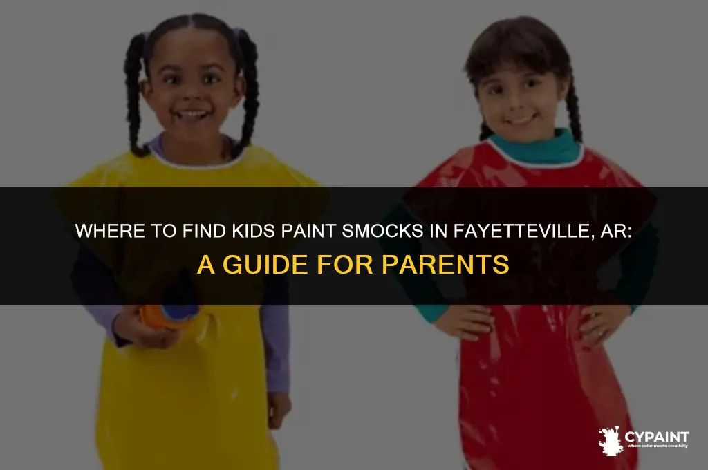 where can i purchase kids paint smocks in fayetteville ar