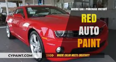 Where to Buy Victory Red Auto Paint: A Comprehensive Guide