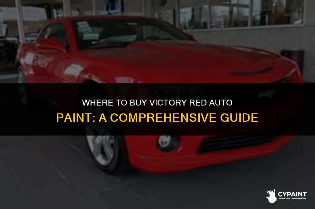 where can i purchase victory red auto paint