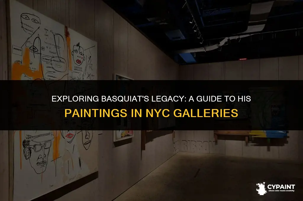 where can i see basquiat paintings in nyc