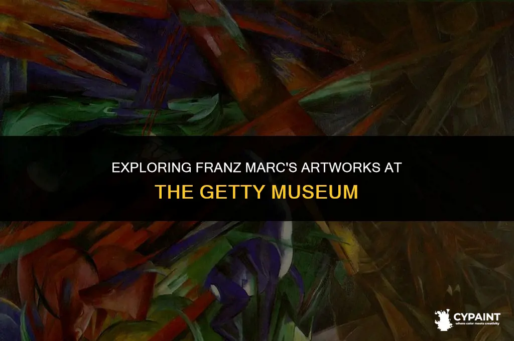 where can i see franz marc paintings getty