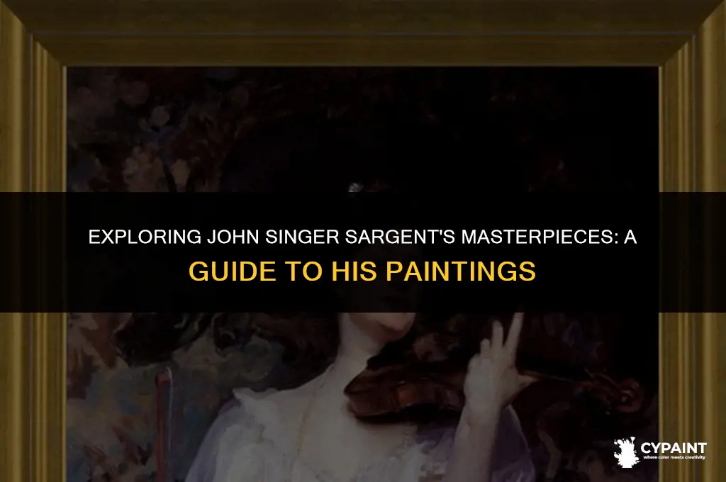 where can i see john singer sargent paintings