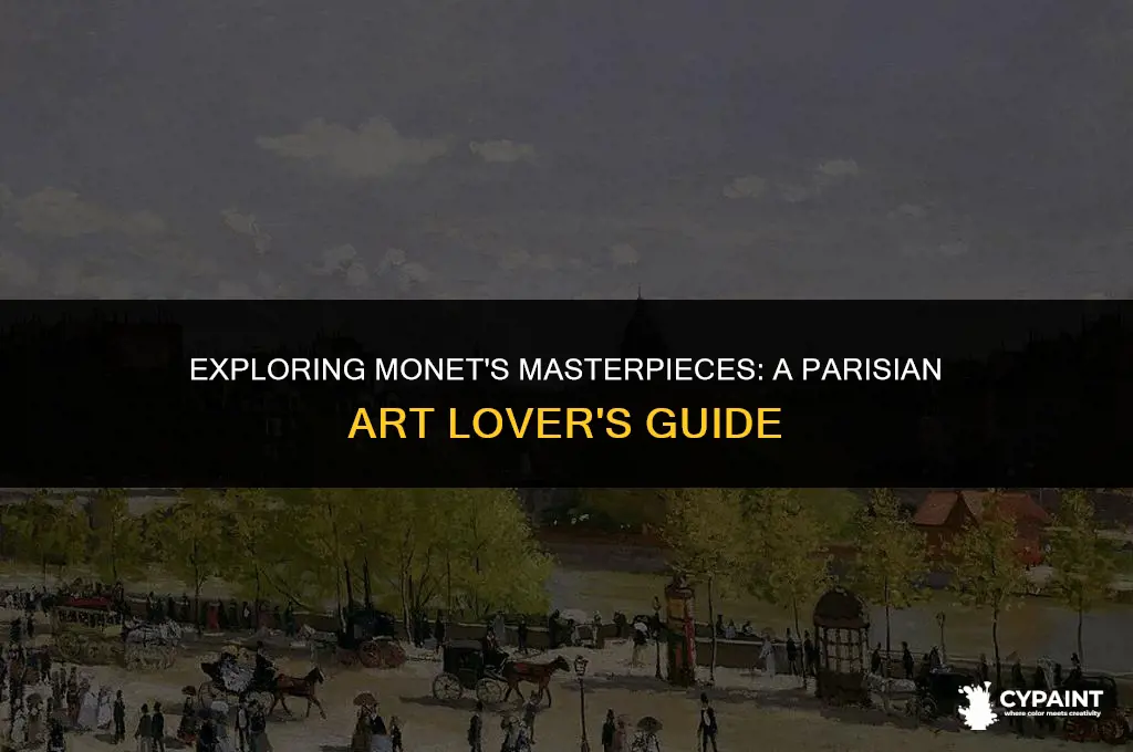 where can i see monet paintings in paris