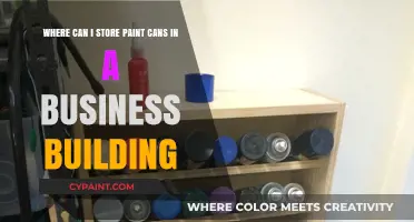 Efficient Paint Can Storage Solutions for Business Buildings
